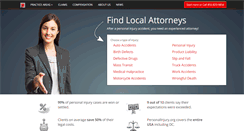 Desktop Screenshot of personalinjury.org