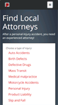 Mobile Screenshot of personalinjury.org